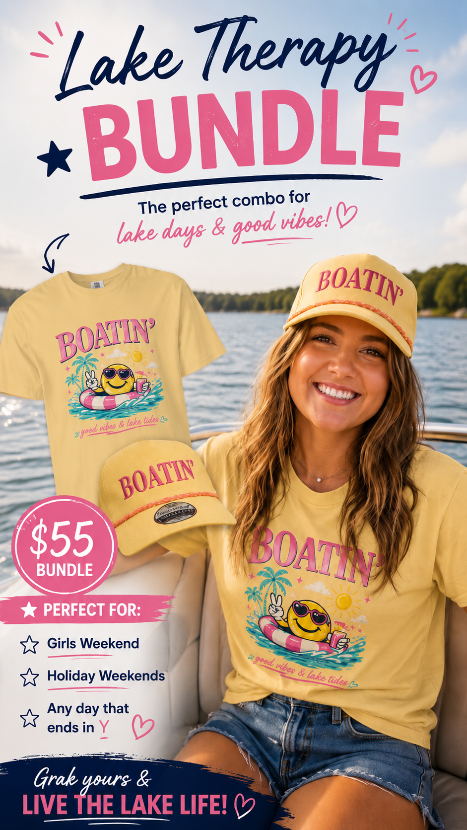 Summer Bundle (Tee & Hat)