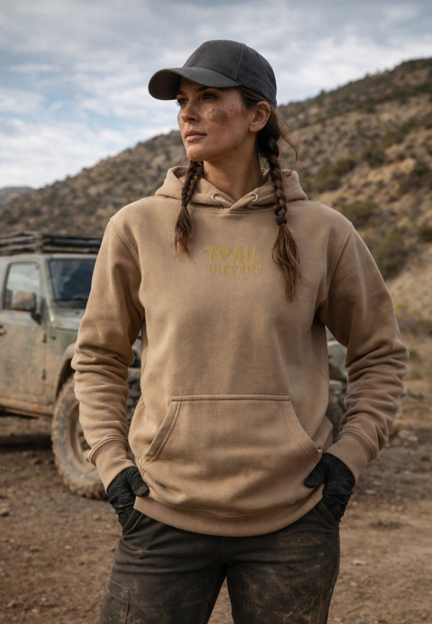 Trail Therapy Hoodie- Embroidered