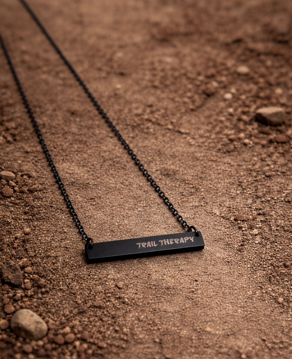 Trail Therapy Black Necklace