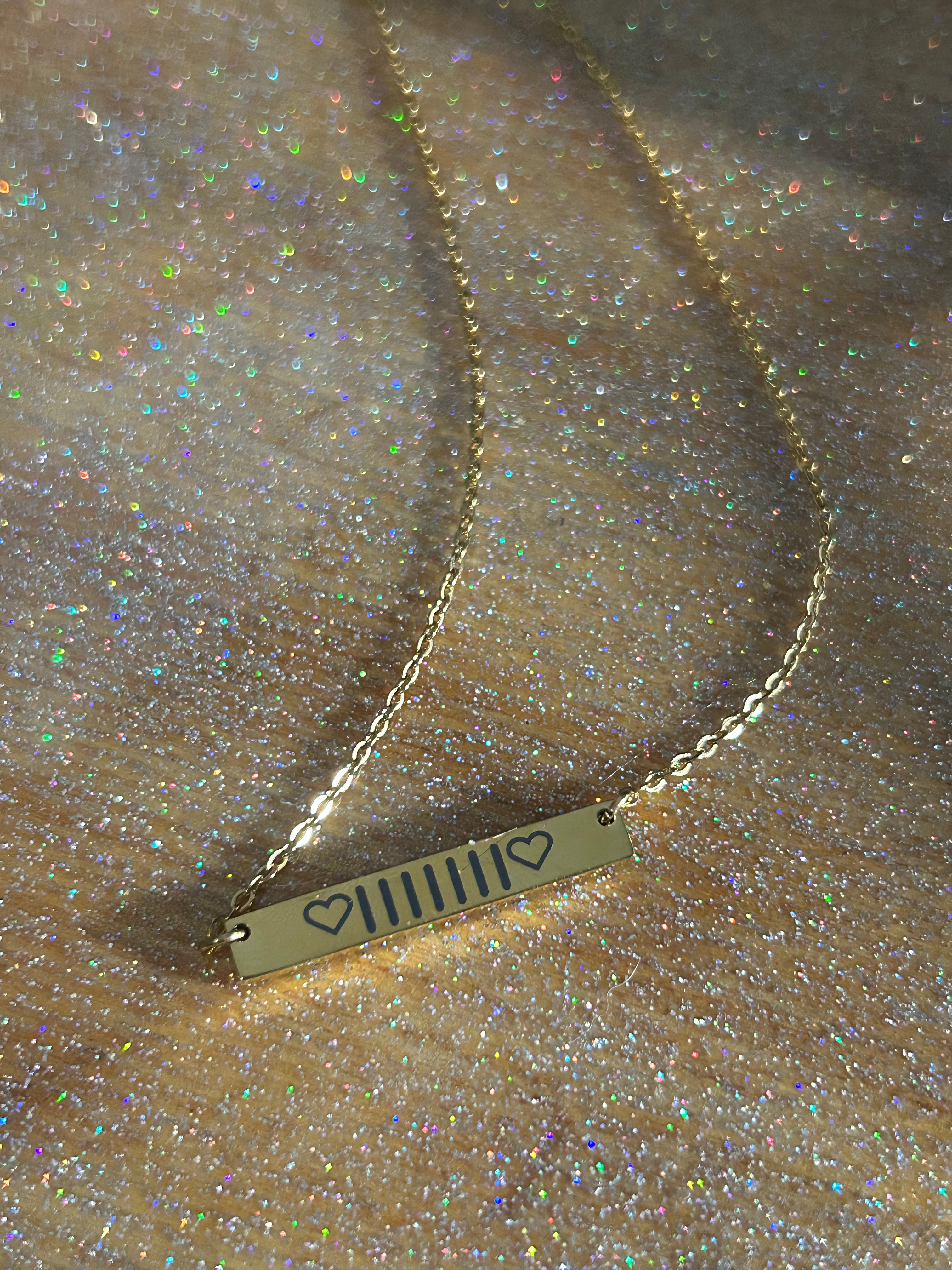 Jeep Grille Necklace