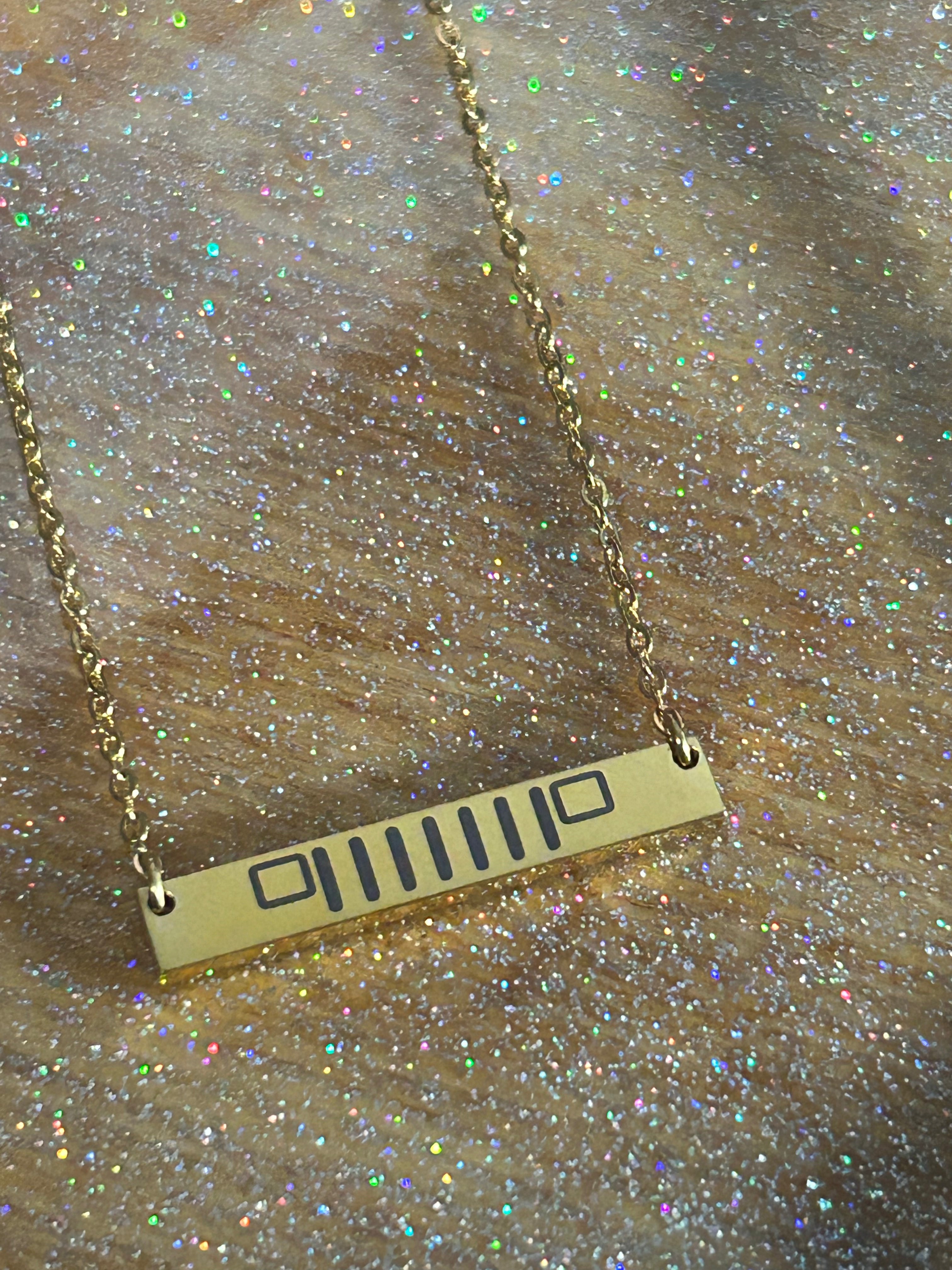 Jeep Grille Necklace