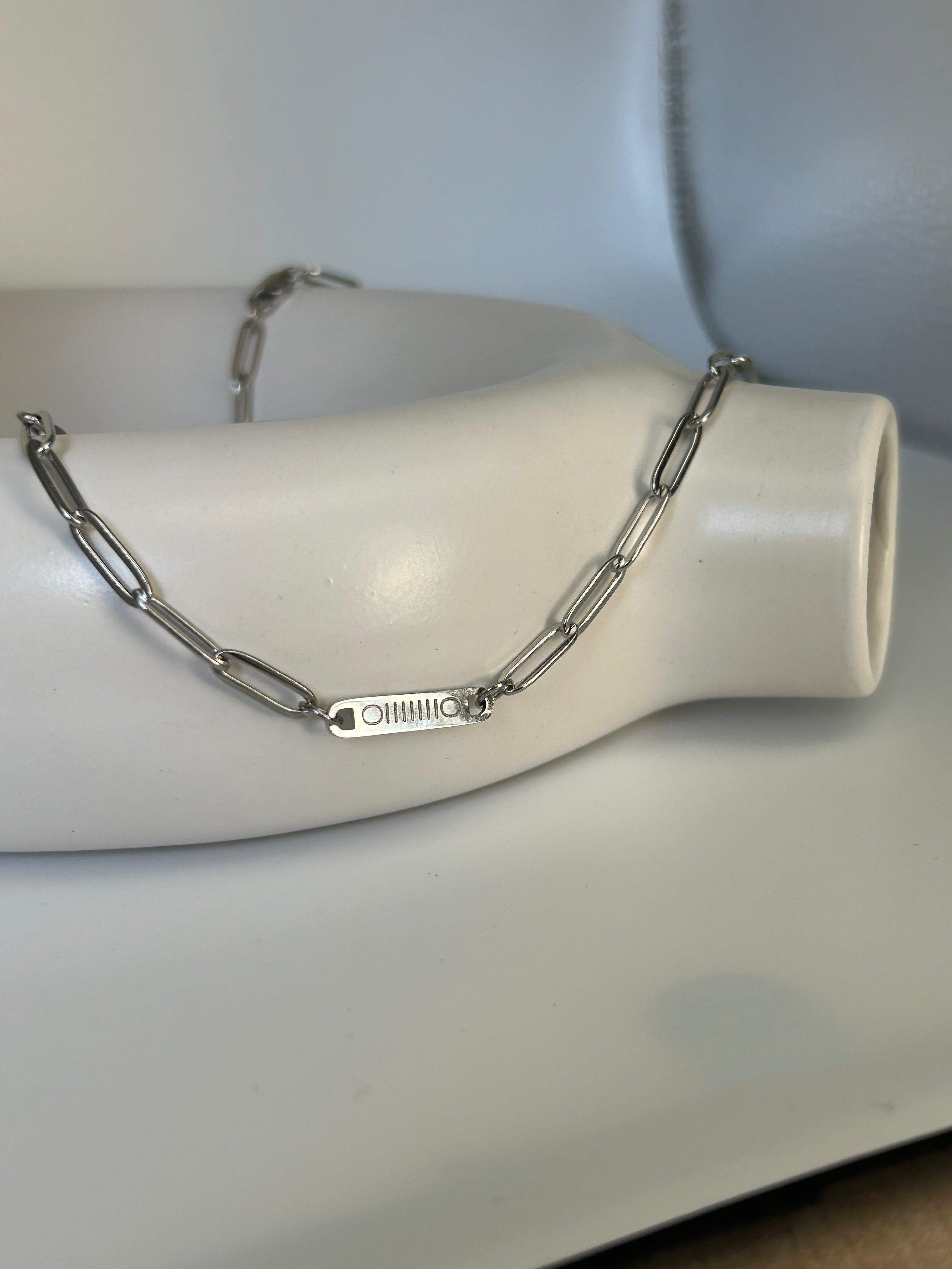 Paperclip Jeep Grille Necklace