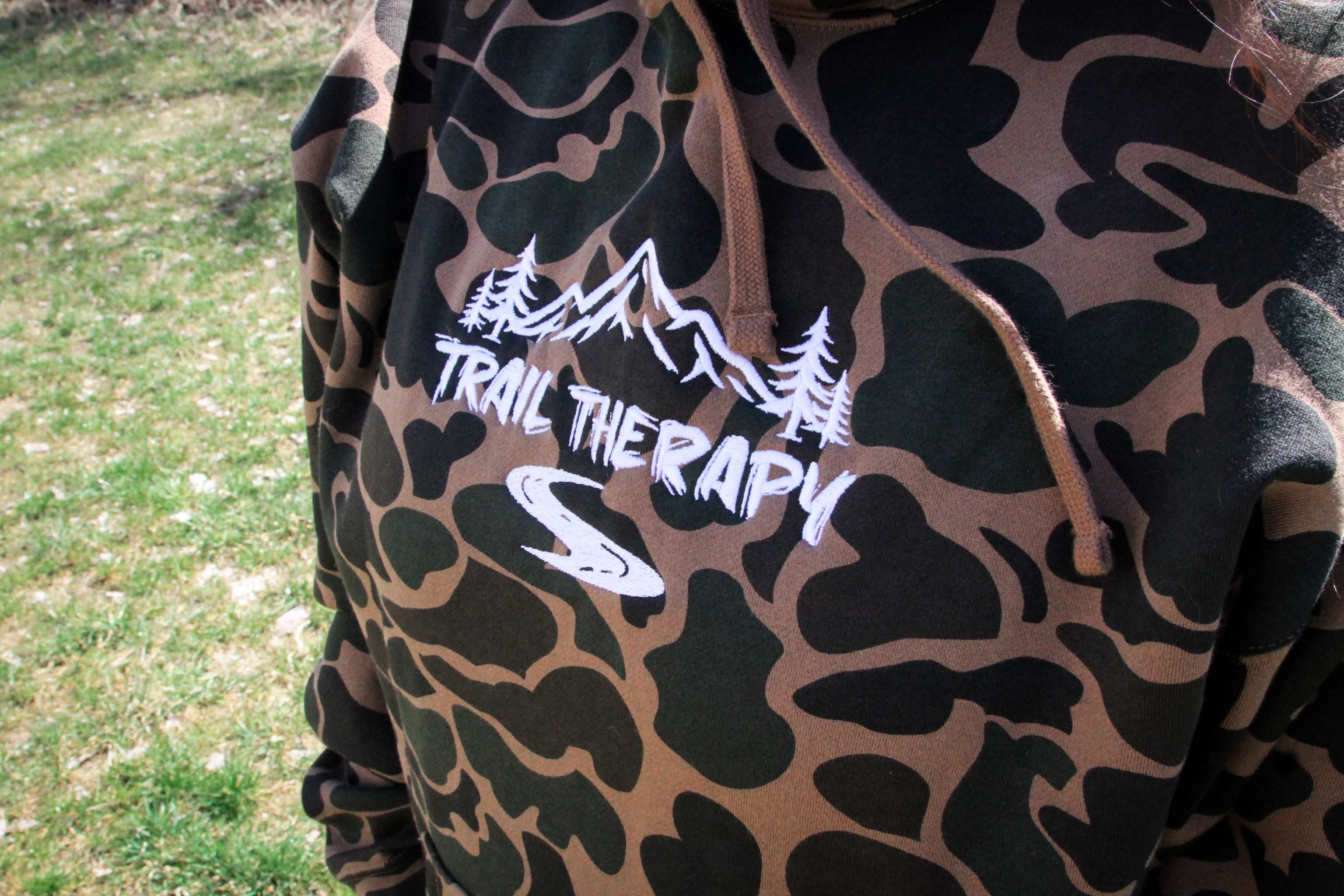 Trail Therapy Hoodie | Duck Camo - Embroidered Heavyweight