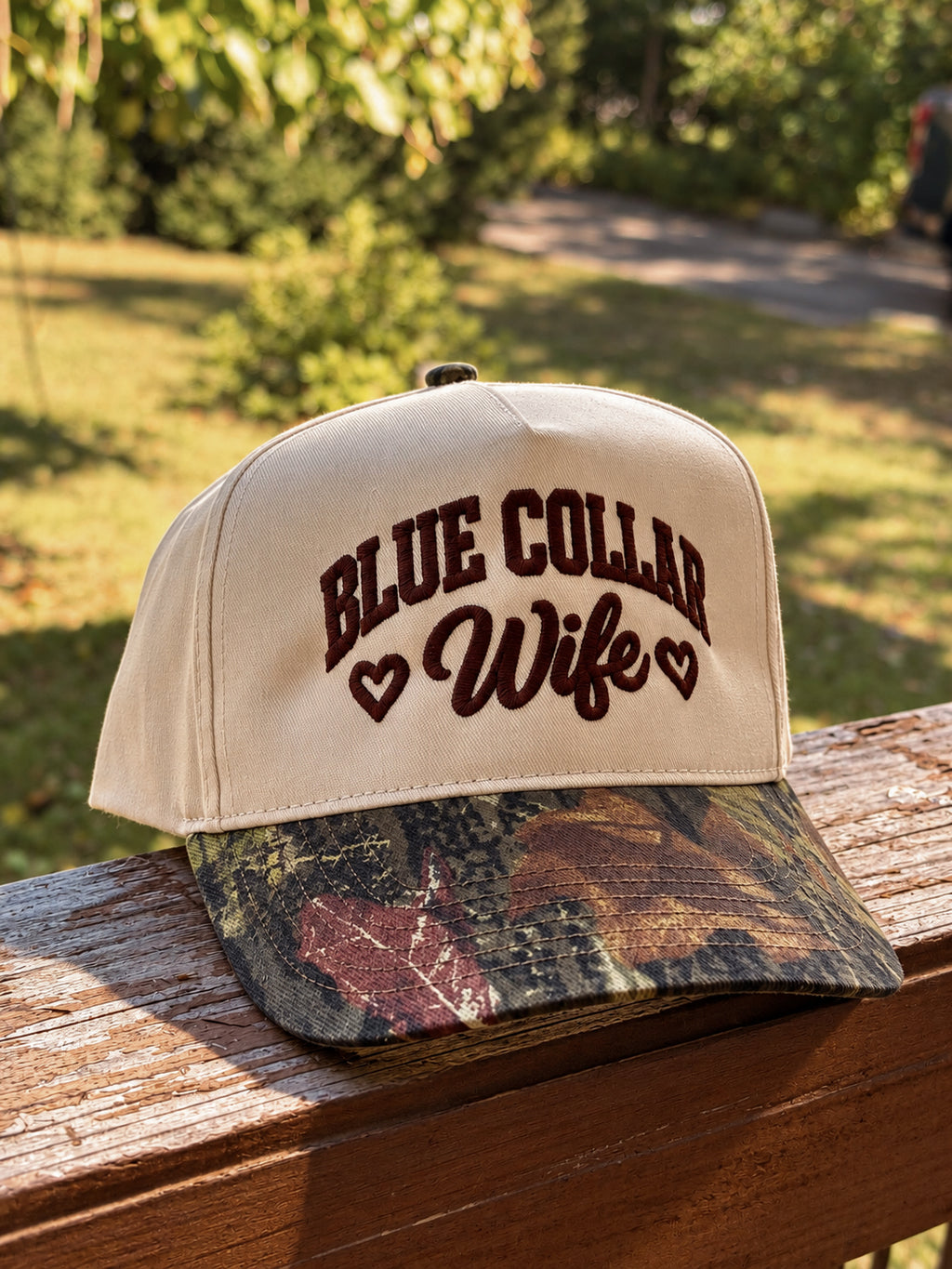 Blue Collar Wife Trucker Hat🤍
