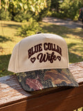 Blue Collar Wife Trucker Hat🤍