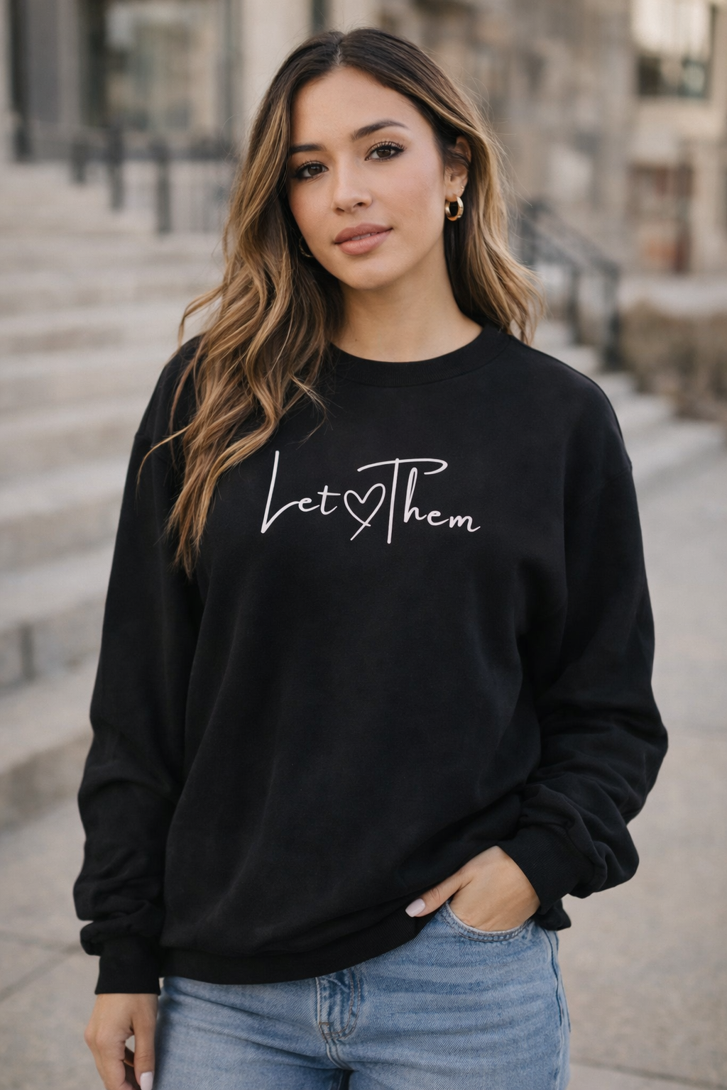 Let Them + Worthy Crewneck