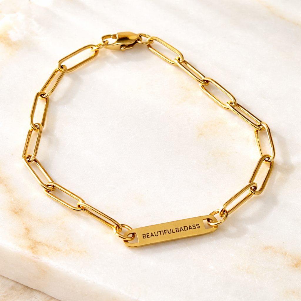 GROW N GLOW PAPERCLIP BRACELET