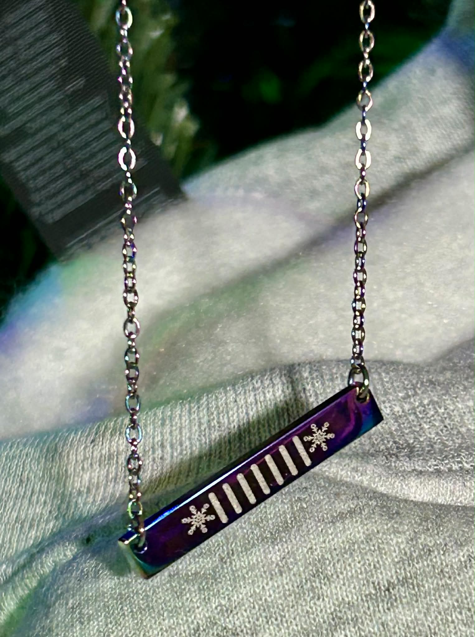 Snowflake Jeep Grille Necklace