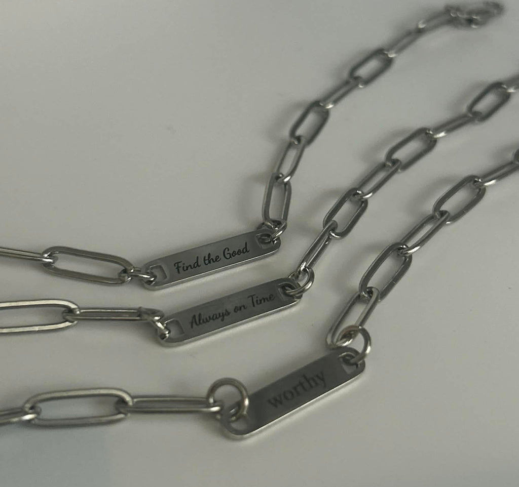 Custom Paperclip Bracelet