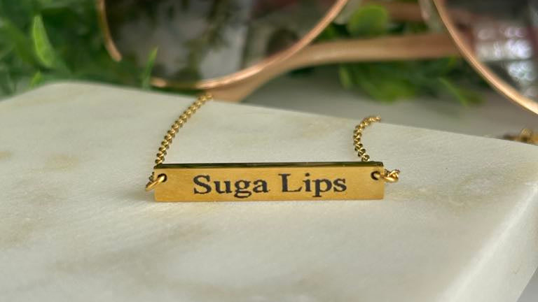 CUSTOM ENGRAVED BAR NECKLACE