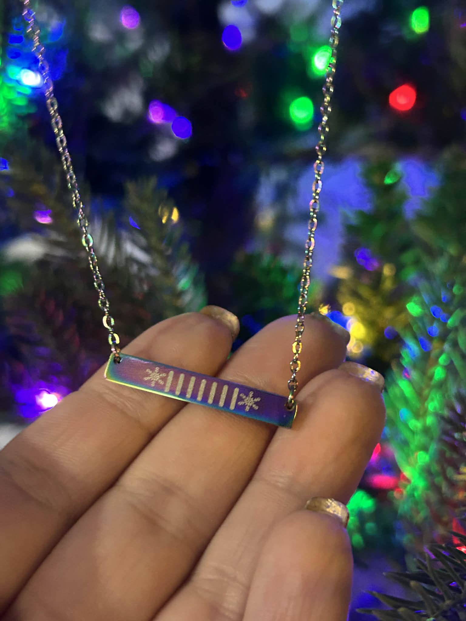 Snowflake Jeep Grille Necklace